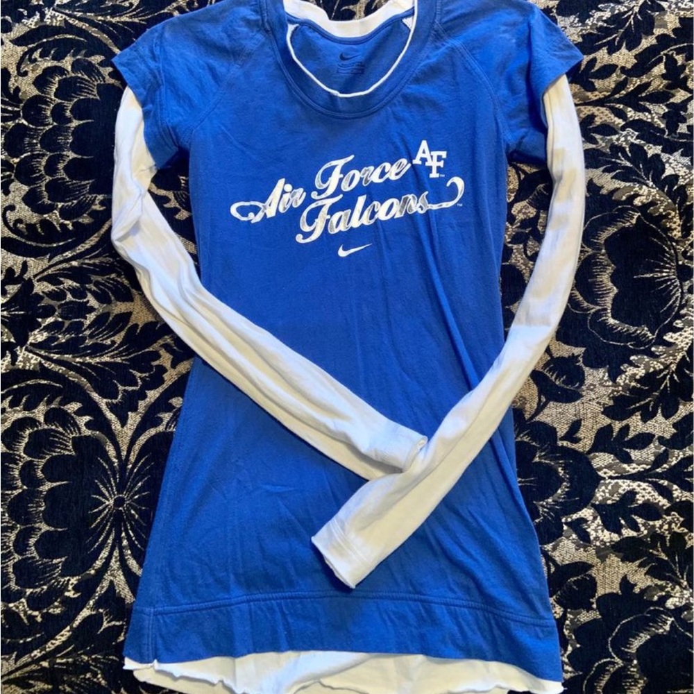 Nike Air Force Falcons layered long sleeve t shirt